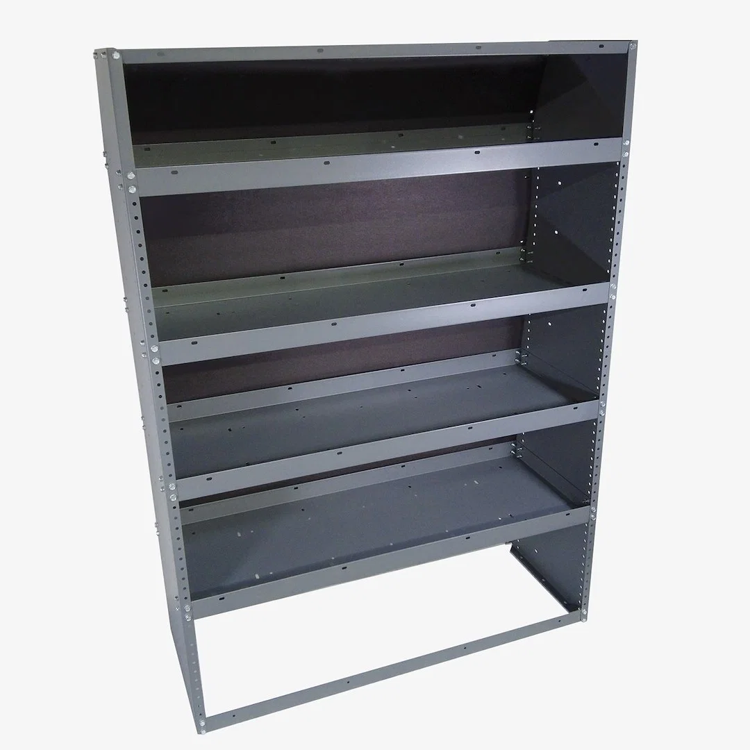 02A383KP – MASTERACK Van Storage System Shelf Unit, 60 Inch Height x 43 Inch Width x 16 Inch Depth Shelving Module Ta...